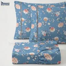 Jogo de Cama 400 Fios Casal Roupa de Cama Queen e Lençol Solteiro Tecido Aveludado Macio Premium.