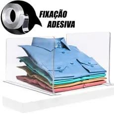 Organizador de armário de acrílico, divisórias de prateleira, conjunto de organizadores de armários, separadores