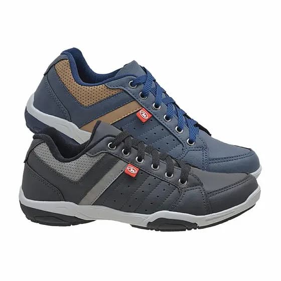 Kit 2 Pares Sapatênis Masculino Casual FXB Macio Conforto 940