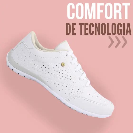 Tenis Casual Feminino 2523 FXB Confortável Leve Macio