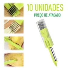 10 Descascador e Fatiador de Legumes Multifuncional - Atacado -  Lembrança Para Chá de Panela ou Chá de Casa Nova