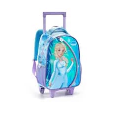 Mochila Infantil Rodinha Menina Princesa Lançamento Escolar - Tipo Frozen - Material Escolar