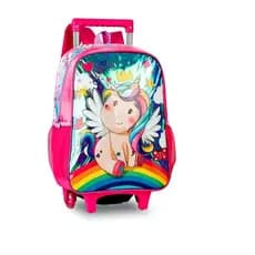 Mochila Infantil Unicórnio Clio - Muito Resistente e com excelente acabamento - Mochila Escolar e Mochila Passeio