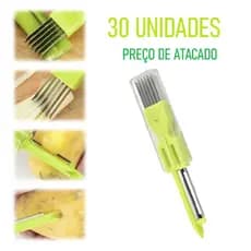 30 Descascador e Fatiador de Legumes Multifuncional - Atacado -  Lembrança Para Chá de Panela ou Chá de Casa Nova