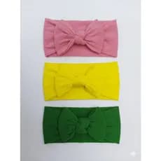 Faixa de Cabelo Bebê com Laço Boutique  Tiara Infantil Delicada Recém-Nascida