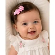 kit de 5 Pares Infantil Menina Bebê Presilha Acessório De Cabelo Aço De  Cabelo Bebê Bico  De Pato Artesanal Parzinho