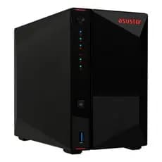 Case Asustor Hd 3,5  Sata E M.2 Rede P/2 Hd Sata P/4 M.2