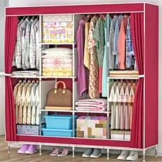 Guarda Roupa Dobrável Organizador De Roupa Desmontavel Casal VERSAO PRIME