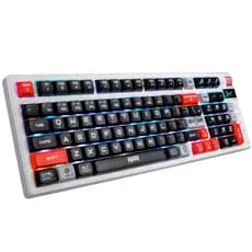 Teclado Mecânico Gamer C/ Display TE-BKL008 RGB Bluetooth/USB/2.4GHz