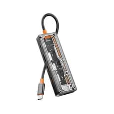 Hub USB Multifunção HDMI RJ45 USB-C 3.0 4K Knup KP-HB507
