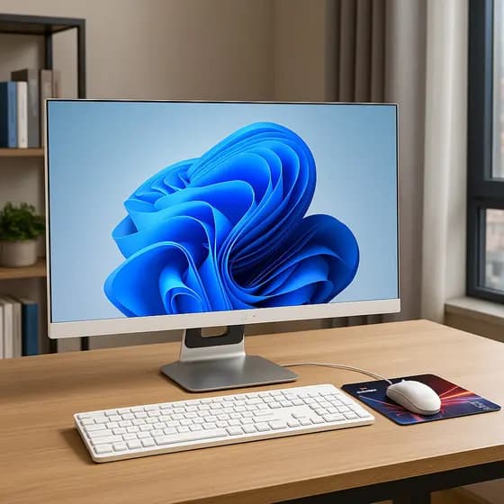 Computador All In One 23.8 Polegadas i7 16GB SSD 512GB Full HD Teclado Mouse Webcam PC Completo D-Al13