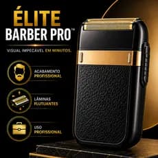 Barbeador Shaver Profissional Elétrico Recarregável Sem Fio Acabamento Rente