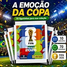 10 Envelopes Figurinhas Copa Do Mundo FIFA 2026