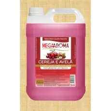 Sabonete Líquido Antibacteriano com Glicerina PH Neutro Mega Aromas 5 lts Cx. C/2 Unds Variedades
