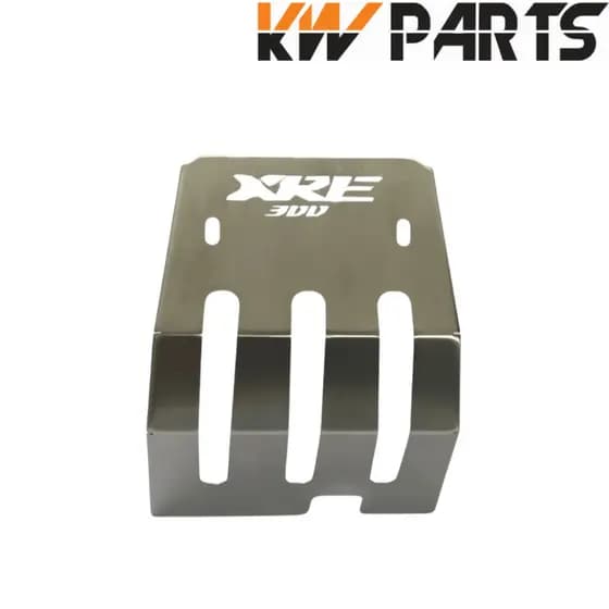 Protetor De Cárter Motor Aço Inox Xre 300 2010 Até 2025 Kw Parts