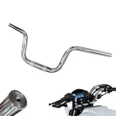 Guidão Cromado Moto CG Cargo 160 Com Suporte Para Peso