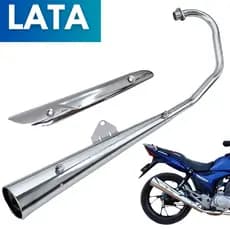 Escapamento Estralador Lata Titan 160 Fan 160 Start 160 Cargo 160 Com Protetor
