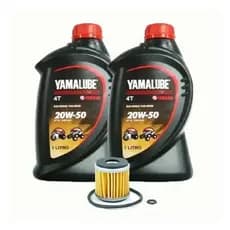 Kit 2 Óleos Yamalube 20w50 Filtro Fazer 250 Lander 250