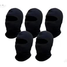 Kit 5 Toucas Ninjas Balaclavas proteção contra frio