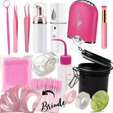 Kit Completo Profissional Alongamento e Extensão de Cílios
