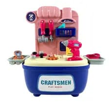 Brinquedo Educativo Infantil Maleta de Ferramentas - 24 Peças