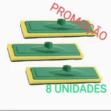 8 Rodos Abrasivos Esponja Lava Limpa Piso E Azulejo SEM CABO