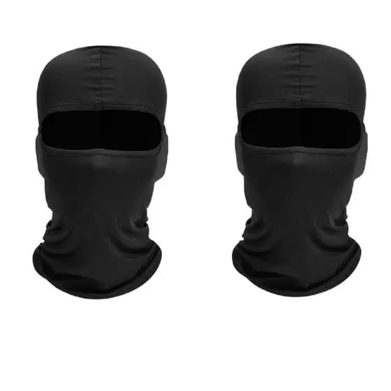 kit 2 toucas ninja balaclava touca preta motoboy proteçao contra frio e calor.