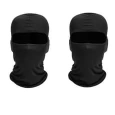 kit 2 toucas ninja balaclava touca preta motoboy proteçao contra frio e calor.