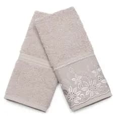 Toalha de Mão para Lavabo Banheiro Kit Social 02 Unidades Buettner