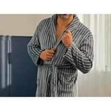 Roupão de Inverno Feminino E Masculino Microfibra Hobby Unissex Microfibra Charme Appel