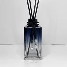 Difusor Preto Degrade com Varetas Pretas Aromatizador Vidro 250ml