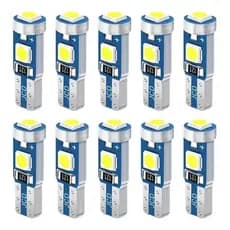 Kit 10 Lâmpadas Led T5 Canbus 3 Leds Painel Exclusive Premium