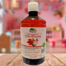 Óleo de Rosa Mosqueta  Prensado a Frio 500ml clareador de manchas