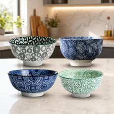 Bowl De Cerâmica Tigela 500ml Cumbuca 14x7cm Grande Para Sopa Caldo Sobremesa