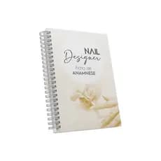 Caderno Ficha anamnese Neil Designer Unhas Alongamento Gel