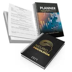 Kit Agenda Neuropsicologia Bloco Anamnese  Planer Financeiro