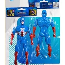 boneco Capitão america heróis articulado 40ctm