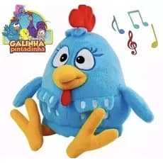 Galinha Pintadinha Pelúcia Musical 35cm  Antialérgico