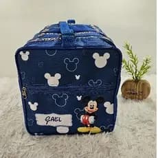 Bolsa Creche Personalizada com nome e desenho favorito