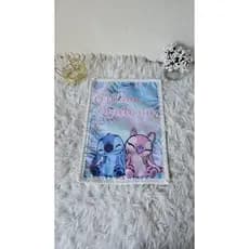 Toalhinha escolar Personalizada Stitch