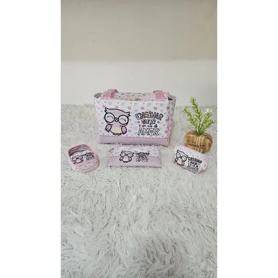 kit Bolsa Profissão. Enfermagem, Contadora, Medicina, Veterinária.