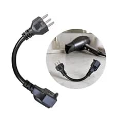 Adaptador Tomada Americana Pino Chato Para Plugue 10a Brasil
