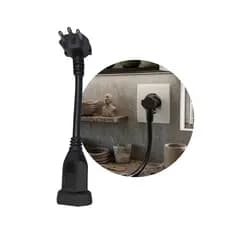 Adaptador Tomada Fêmea 20a 3P Para Macho 20a 3p 90 Graus