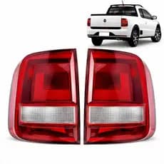 Par / Un Lanterna Traseira Saveiro G7 2017 2018 19 A 2023 Bicolor