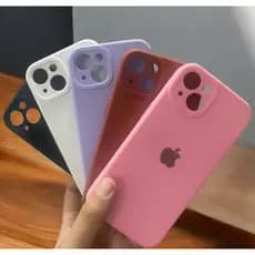 Case Capinha iPhone IPhone 13 Câmera Fechada aveludada silicone iPhone Protetor.