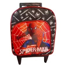 Mochila escolar infantil de Rodinhas Pequena Infantil Escolar Spider Para Menino. Promoção Voltas as Aulas 2023 - Envio Imediato