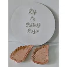 Asa- Pratinho-porcelana  - Rosê Gold -
