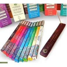 Kit 40 Incensos - Incenso Hindus Special Blend MANDALAS 5 Caixas C/8 Varetas AROMAS SORTIDOS