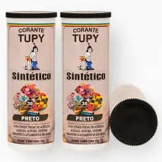 Kit 2 Corantes Tupy Sintético 35g Preto/Azul – Original – Para Acetato, Botões, Zíperes e Artesanato Profissional