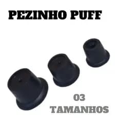 Kit 8 Unidades de Pés P/M/G 2cm para Puff – Design Robusto e Compacto